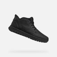 Black Men's Ankle Boots Geox Flextride Plus - Men