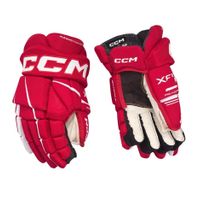 Rukavice CCM Tacks XF 80 JR, Junior, 10", červená- biela