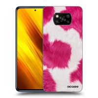 Silikónový čierny obal pre Xiaomi Poco X3 - Pink Moo