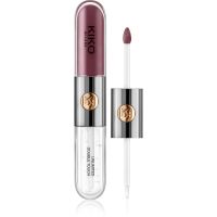 KIKO Milano Unlimited Double Touch langanhaltender flüssiger Lippenstift mit Glanz Farbton 123 Satin Grape 6 ml