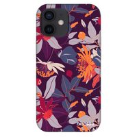 Fashion Case pre Apple iPhone 12 mini - Purple Leaf