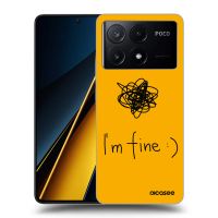 Silikónový prehľadný obal pre Xiaomi Poco X6 Pro - I am fine