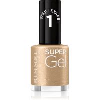 Rimmel Super Gel Gel-Lack für Fingernägel - keine UV/LED Lampe erforderlich Farbton 095 Going For Gold 12 ml