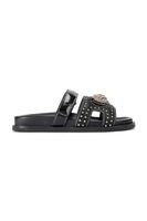 Kurt Geiger London șlapi de piele Eagle Stud Cut Out Sdl
