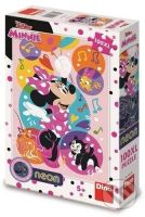 Puzzle 100 XL Minnie neon - puzzle z kategorie Disney