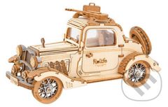 Historický automobil (3D dřevěné puzzle) - puzzle z kategorie 3D puzzle