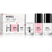 NOBEA Day-to-Day Fresh Frost Set körömlakk szett French manicure set