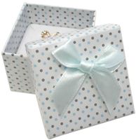 JK Box Puntíkatá krabička na soupravu šperků KK-3/A1/A15