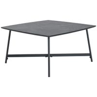 MID.YOU KONFERENČNÝ STOLÍK, sivá, kov, kompozitné drevo, 80/80/42 cm