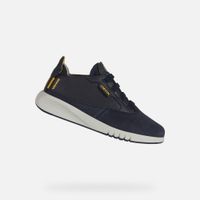 Dark blue boys' sneakers Geox Aeranter - Boys