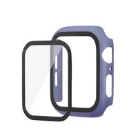 ENKAY etui s kaljenim steklom za Apple Watch 6 / SE / 5 / 4 40mm moder