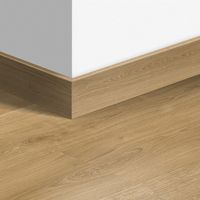 Listwa Przypodłogowa Mdf Parkietowa 2400X77X14 Dąb Szczotkowany Naturalny Ciepły Qspskr04762