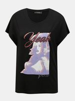 Guess Leona Tee Tricou Negru