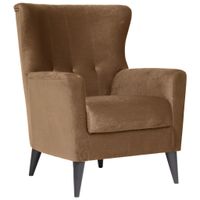 Livetastic KRESLO UŠIAK, textil, taupe