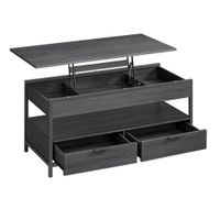 MID.YOU KONFERENČNÝ STOLÍK, čierna, kov, kompozitné drevo,