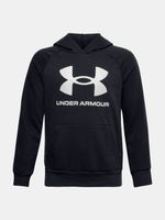 Under Armour Rival Fleece Hoodie Sweatshirt Kinder Schwarz