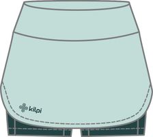 Women's running skirt Kilpi TITICACA-W Menthol