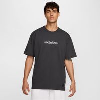 Nike Max90 Basketball Tee Anthracite - Pánske - Tričko Nike - Čierne - FZ8067-060 - Veľkosť: XL