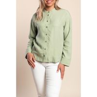 Langarmshirt, Hellgrün