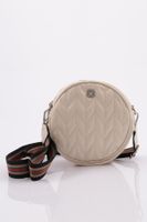 DGN M44 Women's Round Quilted Crossbody Bag