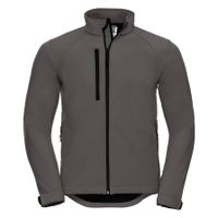 Dark Grey Men's Soft Shell Russell Jacket