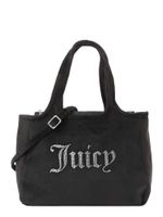 Juicy Couture Ručna torbica  crna / srebro