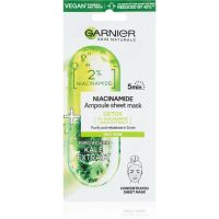 Garnier Skin Naturals Ampoule Sheet Mask платнена маска с почистващ и освежаващ ефект 15 гр.