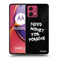 Silikónový čierny obal pre Motorola Moto G84 5G - Black Dollar