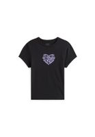 VANS Majica 'Barbed Heart'  lavanda / crna