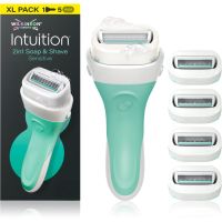 Wilkinson Sword Intuition 2in1 Soap & Shave Sensitive maszynka do golenia + zapasowa główka