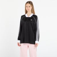 T-shirt adidas 3-Stripes Jacquard Long Sleeve Long-Sleeve Top Black S