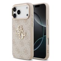 GUESS 4G METAL Zaščitni ovitek za Apple iPhone 17 Pro Max PINK