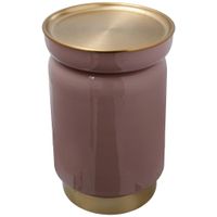 MID.YOU PRÍRUČNÝ STOLÍK, zlatá, staroružová