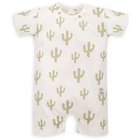 Pinokio Kids's Free Soul Romper Ecru/Print