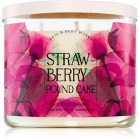 Bath & Body Works Strawberry Pound Cake ароматна свещ 411 гр.