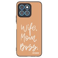Silikónový čierny obal pre Honor X6 - Boss Mama