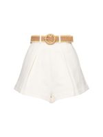 Acacia Cotton Tuck Shorts