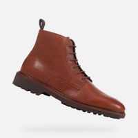 Brown men's ankle boots Geox Cannaregio - Men's