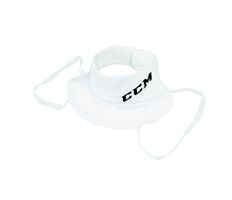 Nákrčník CCM Pro Neck Guard, biela, Senior