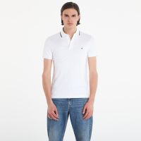 T-shirt Tommy Hilfiger Liquid Cotton Tipped Slim Polo White L