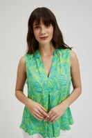 Women's blouse with neckline MOODO - colorful