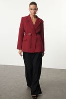 Trendyol Burgundy Blazer Jacket