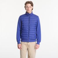 Bluza Tommy Hilfiger Mix Media Ess Rwb Stand Collar Sweatshirt Pigment Blue M