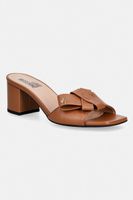 Love Moschino papuci cu toc pentru femei, din piele