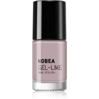 NOBEA Day-to-Day Gel-like Nail Polish körömlakk géles hatással árnyalat Beige nutmeg #N52 6 ml