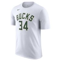 Nike NBA Milwaukee Bucks Giannis Antetokounmpo Tee White - Pánske - Tričko Nike - Biele - DR6385-106 - Veľkosť: L