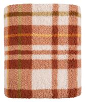 Koc Teddy autumn check 150x200cm