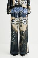 MUNTHE pantaloni de mătase ARUM