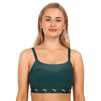 Női sportmelltartó Puma zöld (701219634 002) XS