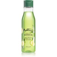 Oriflame Love Nature Green Tea & Cucumber очищуючий гель для душа з молочною кислотою 250 мл